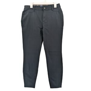 Gap Stretch‎ Skinny Pants 10 Black QLP1637S Ladies Cotton Cropped Office Ankle
